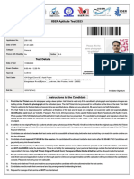 IISER - AdmitCard - CDR - Admit Card-1