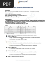 PCA Problem Statement