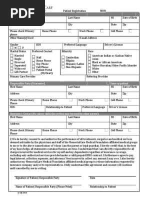 Patient Registration Form 03