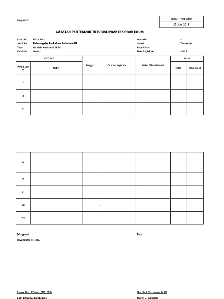 Catatan Praktikum Bahasa Sd Pdf