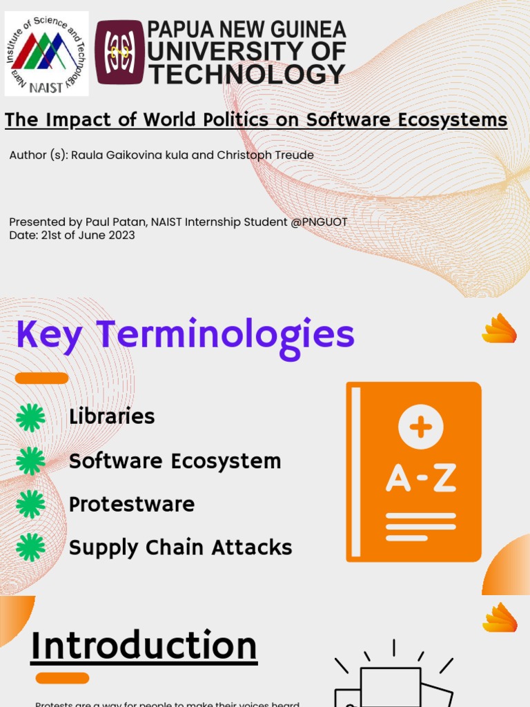The Impacts of World Politics On Software Ecosystem | PDF