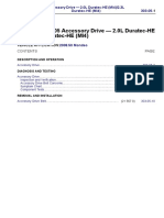 SECTION 303-05 Accessory Drive - 2.0L Duratec-HE (MI4) /2.3L Duratec-HE (MI4)