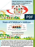 Accomplishment Report On Children Powerpoint