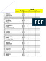 Rekap Daftar Hadir Pertemuan 8C