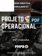 Projeto Operacional EBN - PMPB - Gabarito Comentado - Simulado 01