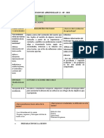 Sesiones de Aprendizaje Lunes 12 - 09 - 22