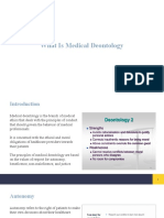 What Is Medical Deontology