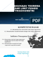 Penggunaan Teorema Dasar Limit Fungsi Trigonometri