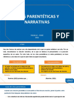 Citas Parentéticas y Narrativas