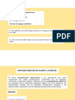 Clase 5 Proposiciones Moleculares y Atómicas.