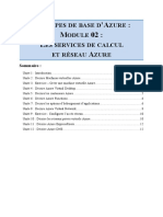 Module 2-Les Services de Calcul Et Réseau Azure