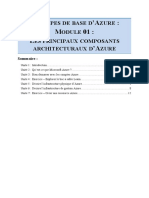 Module 1-Les Principaux Composants Architecturaux D'azure