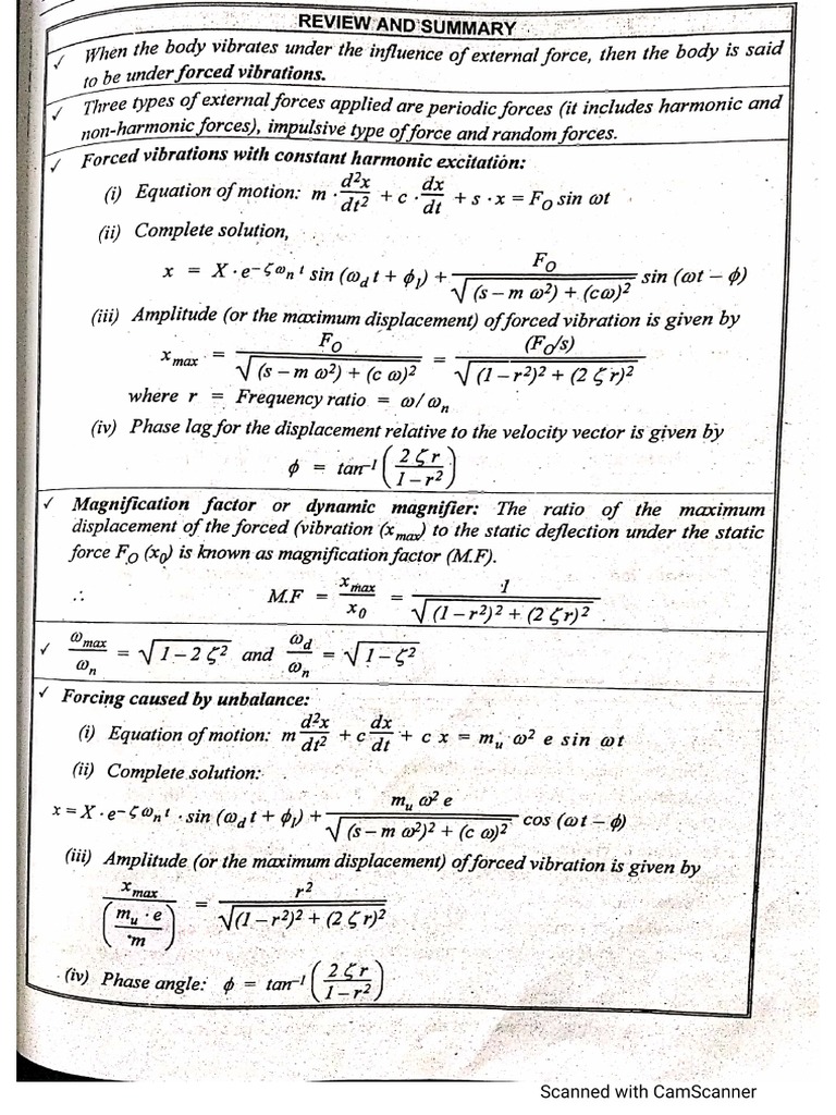 DOM Unit 4 Formulae | PDF