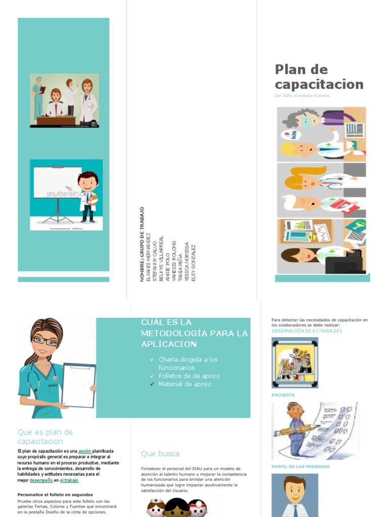 Plan de Capacitación para SIAU | PDF | Crecimiento personal y profesional