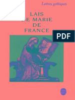 Les Lais de Marie de France • éditions Livre de Poche-Lettres Gothiques (1990)