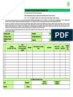 SIC Registration Attendance Record Form