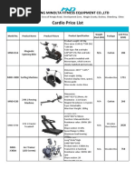 MND Gym Equipment Pricelist