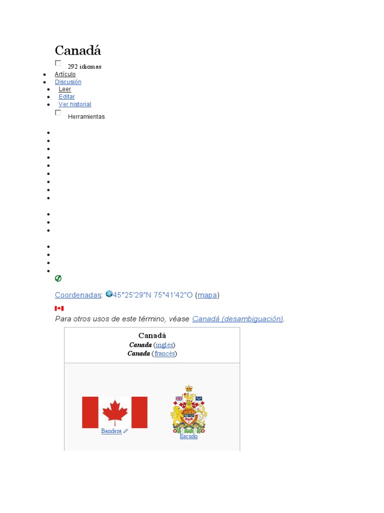 Canadá | PDF | Canadá | América del Norte