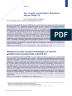 Manifestaciones Orales y Manejo Estomatológico de Paciente Pediátrico Con Secuelas Por COVID-19