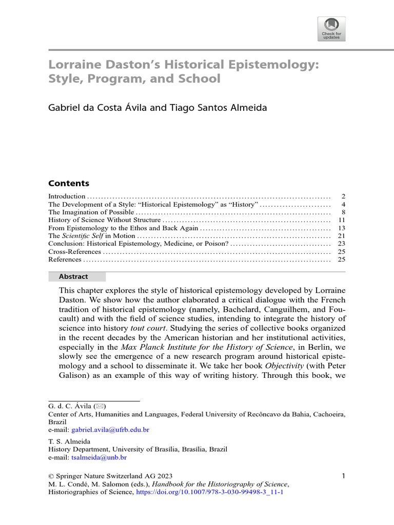 Unraveling the Mysteries of the Mysterious: Lorraine W. Calhoun, A Pioneer in Epistemology