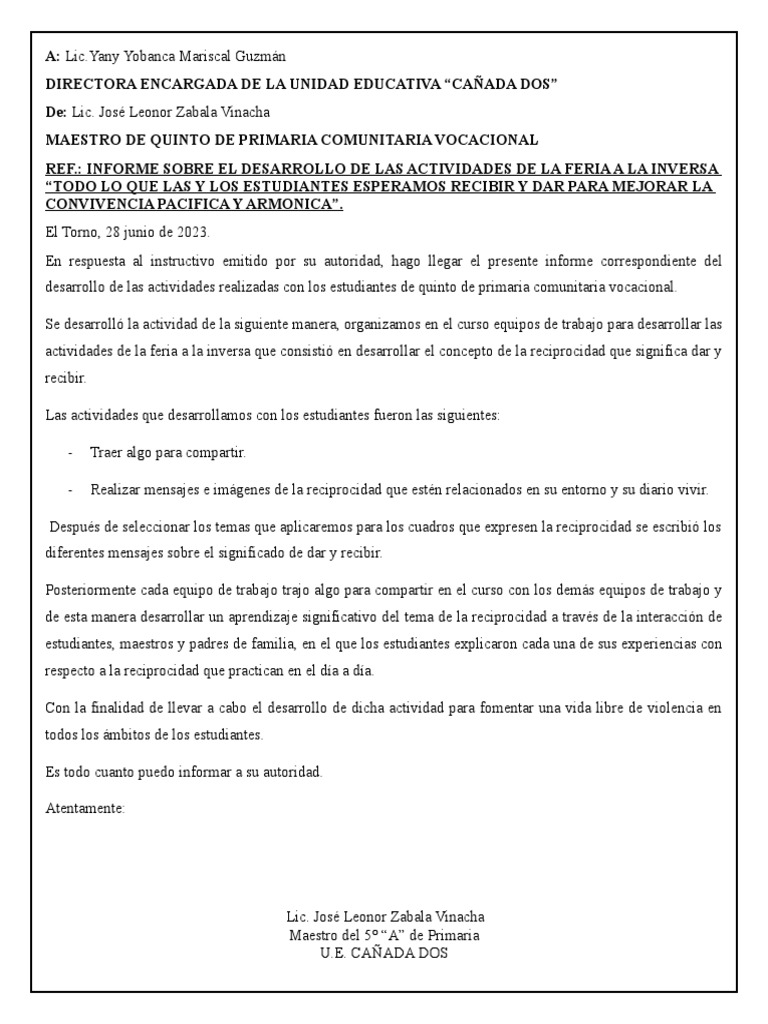 Informe Dar y Recibir 2023.... | PDF | Ciencias sociales | Relaciones ...