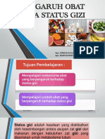 Pengaruh Obat Pada Status Gizi