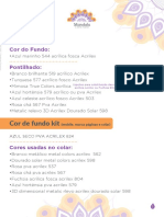 PDF Lista de Cores