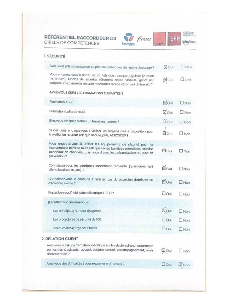RÉFÉRENTIEL RACCORDEUR D3 Michel | PDF