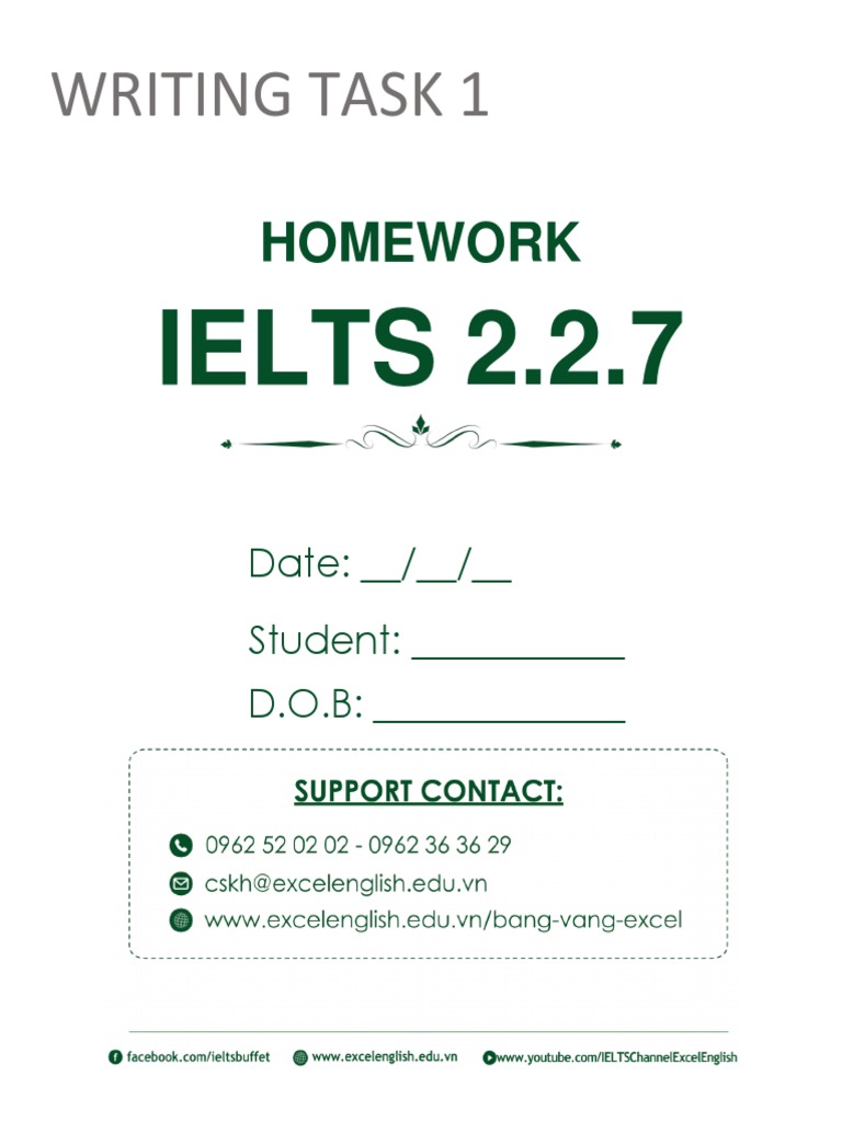 IELTS Writing Task 1 Homework | PDF | Career & Growth | Computers