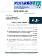 Cotizacion 062-2023 - Puerto Vegueta - Hayduk