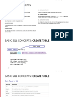 SQL & Data Warehousing