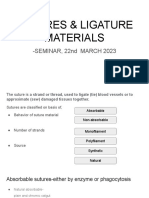 Sutures & Ligature Materials