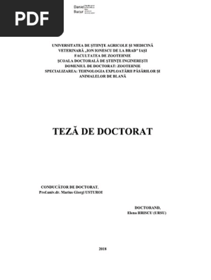 THESIS Hriscu Ursu Elena | PDF