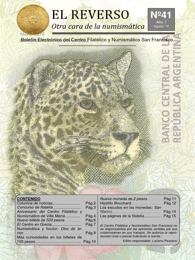 El Reverso-Nº41 | PDF | Jaguar | Dólar de los Estados Unidos