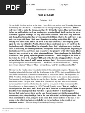 Galatians Bible Study Discussion Notes