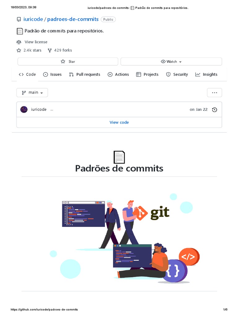 Padrões de Commits Semânticos | PDF | Desenvolvimento de software ...