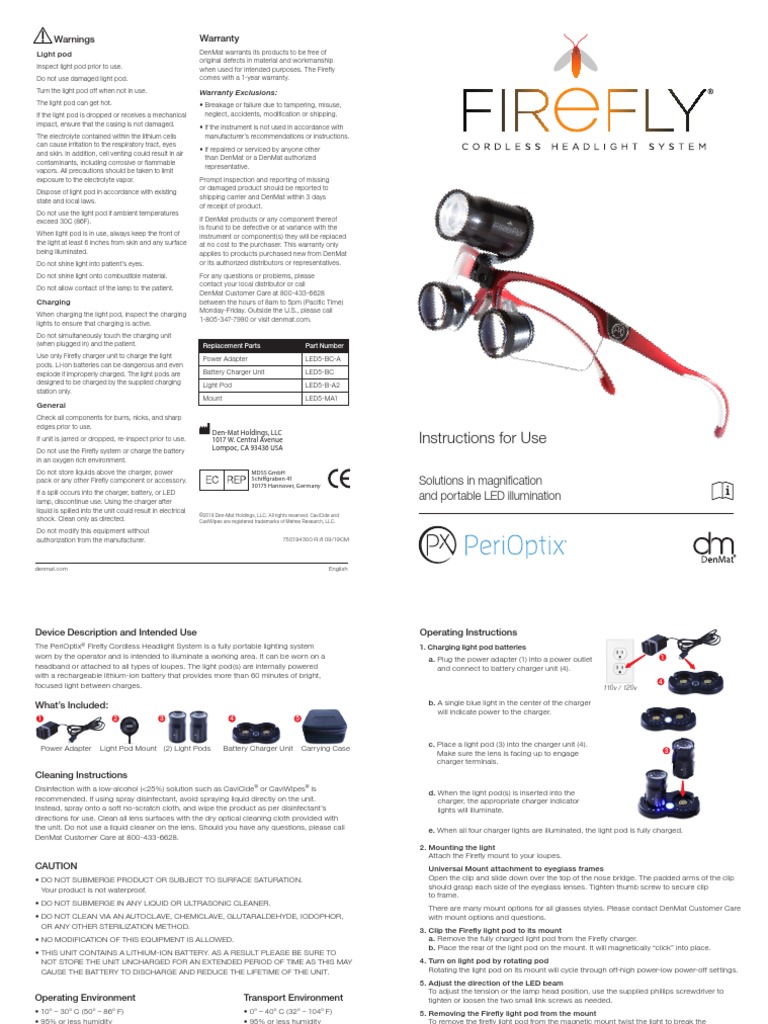 Firefly Dfu 0919 | PDF | Battery Charger | Battery (Electricity)
