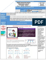 Ficha Pedagógica de Matemática: Unidad Educativa Fiscal "Veintiocho de Mayo"