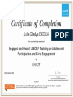 Engaged - Heard - Course Certificate