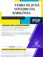 O Cativeiro de Judá - Como Ocorreu o Cativeiro Babilônico