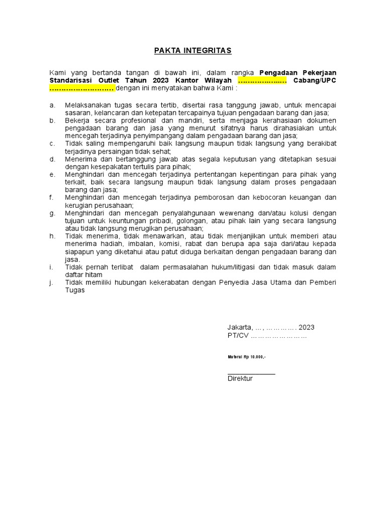 form-pakta-integritas-dan-surat-pernyataan-rekanan-pdf