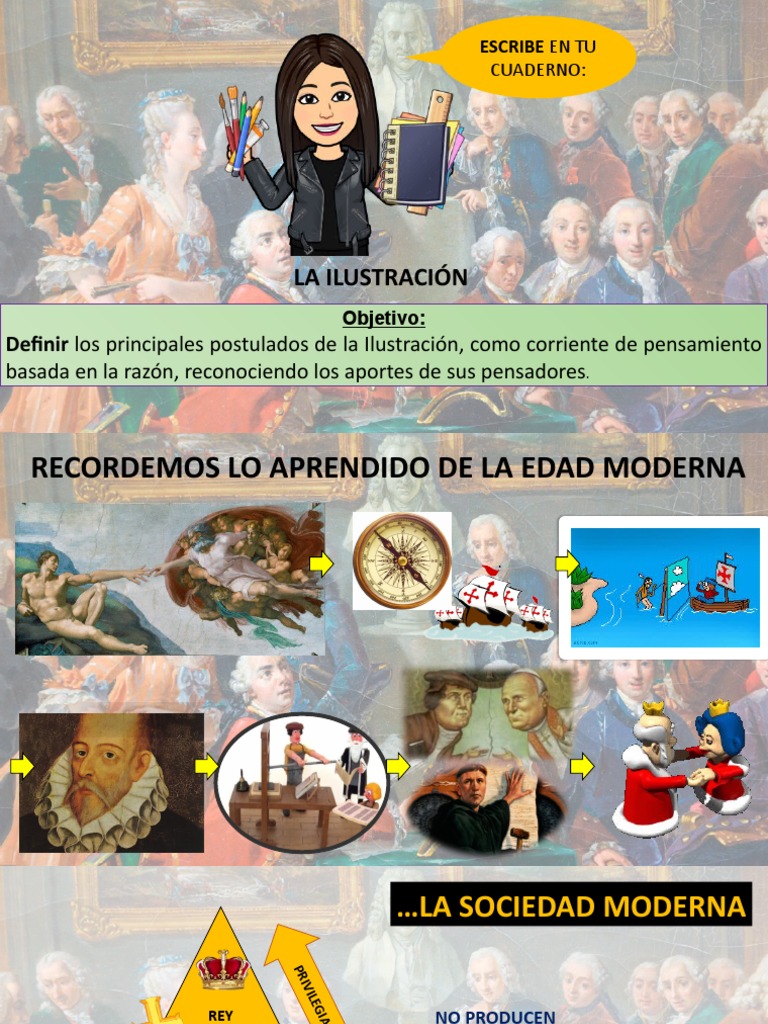 1 El Siglo Xviii La Ilustraciã N Pdf Era De Iluminacion Voltaire