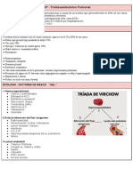 TEP - Tromboembolismo Pulmonar: Síntomas Y Signos