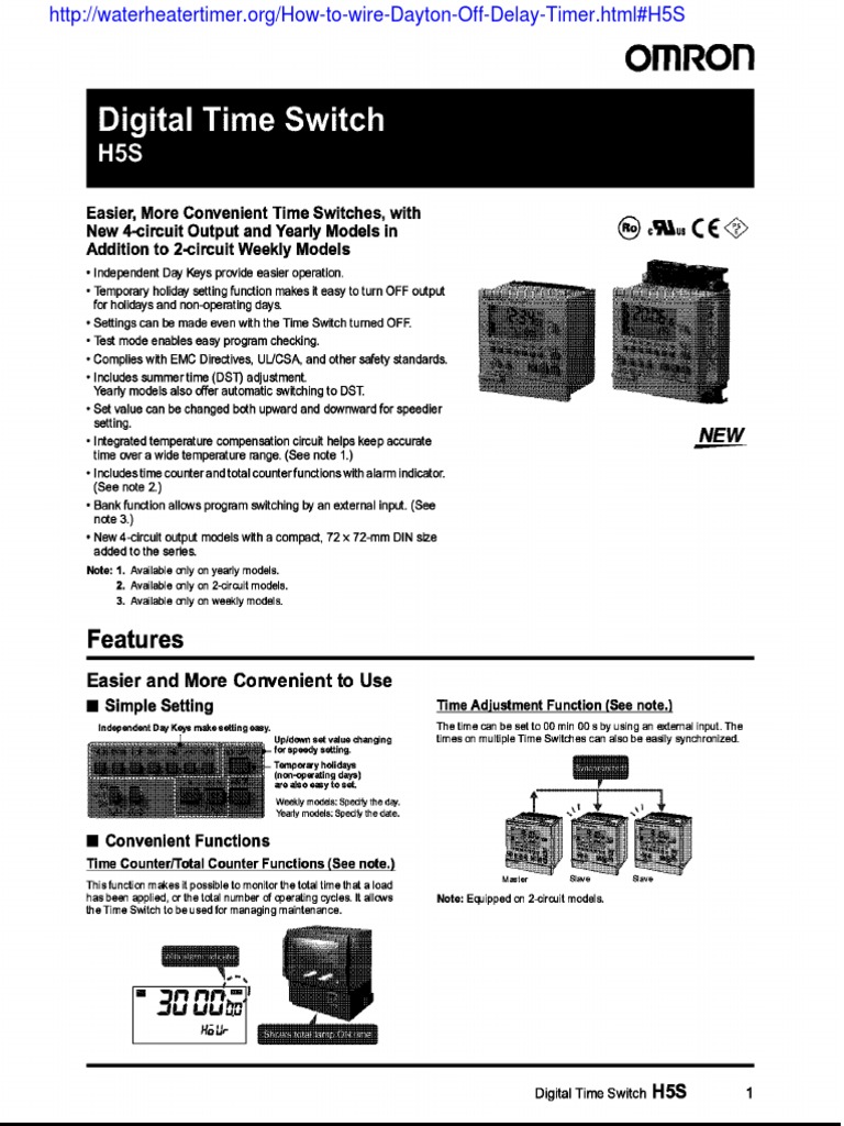 Dayton - 2VJ58 Timer Manual | PDF