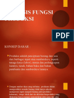 Analisis Fungsi Produksi