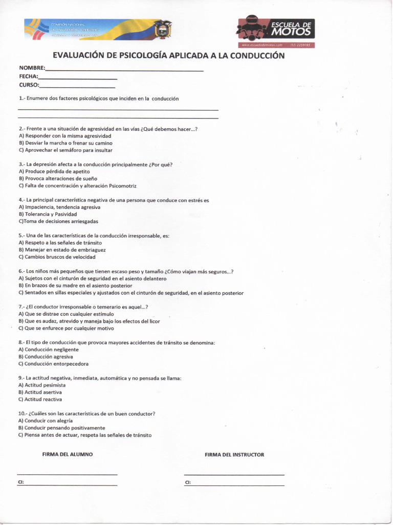 Examen Psicologica PDF
