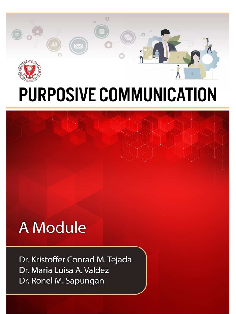 Module Ged 106 Purposive Communication 1st Year Compress | PDF ...