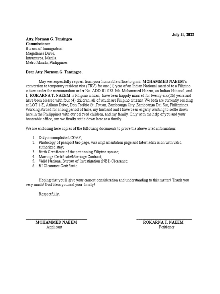 Joint Letter | PDF