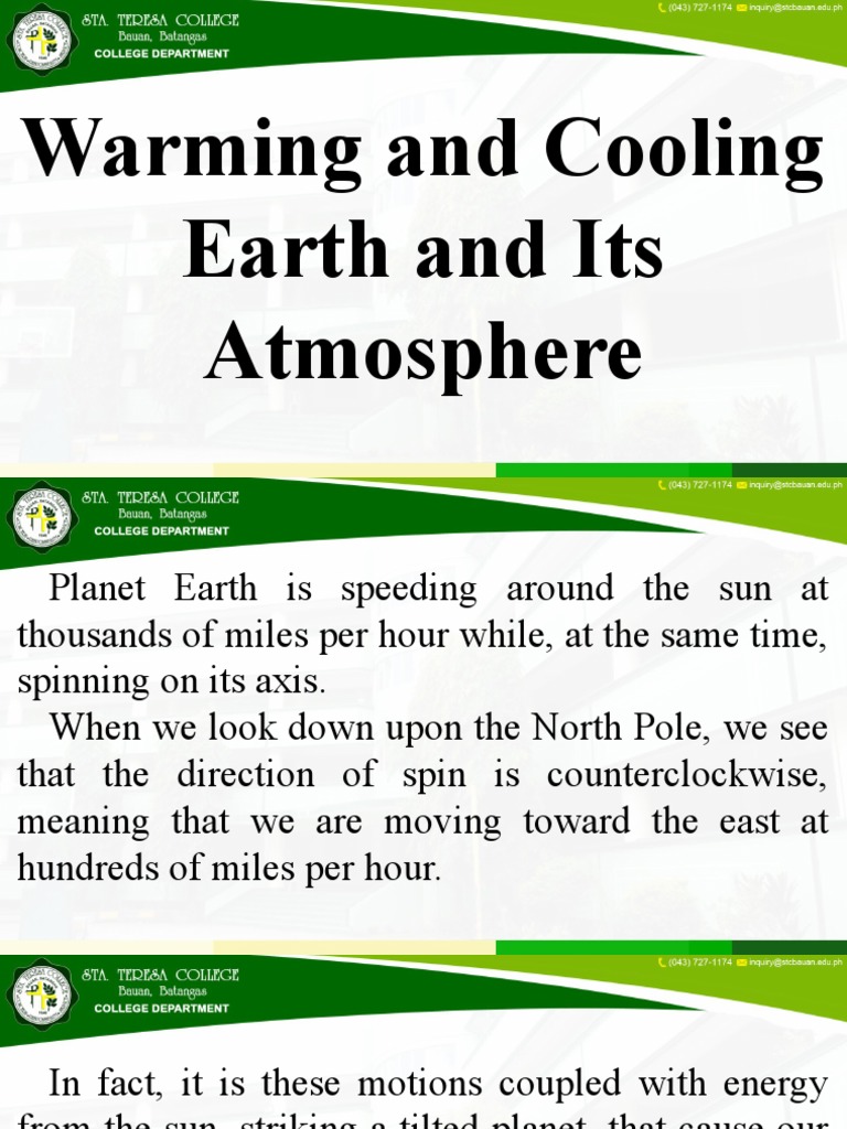 Earth's Heat Transfer & Greenhouse Effect | PDF