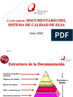 Control Document a Rio